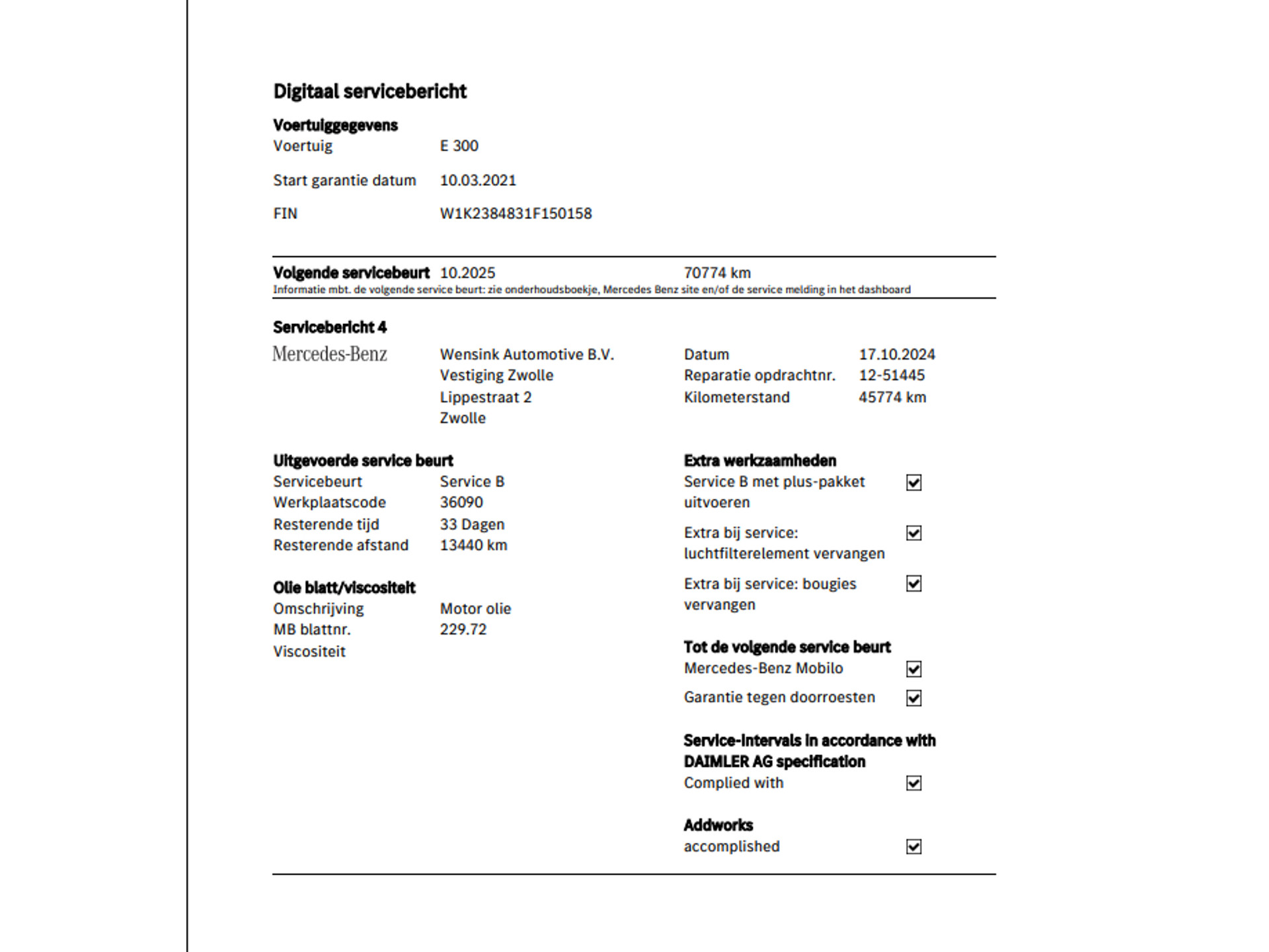 Mercedes-Benz E-klasse Cabrio 300 AMG Line