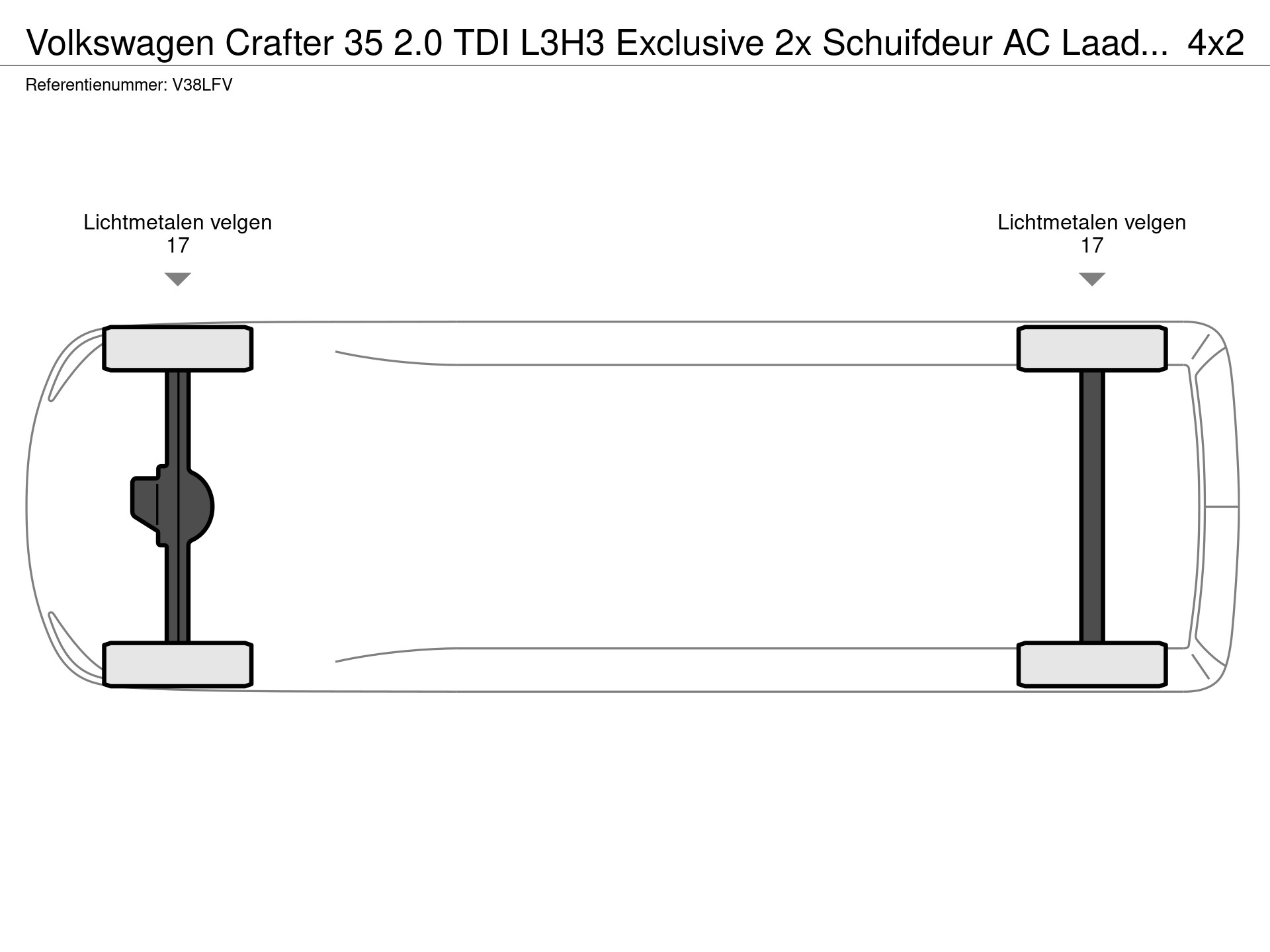 Volkswagen Crafter 35 2.0 TDI L3H3 Exclusive 2x Schuifdeur AC Laadruimte!